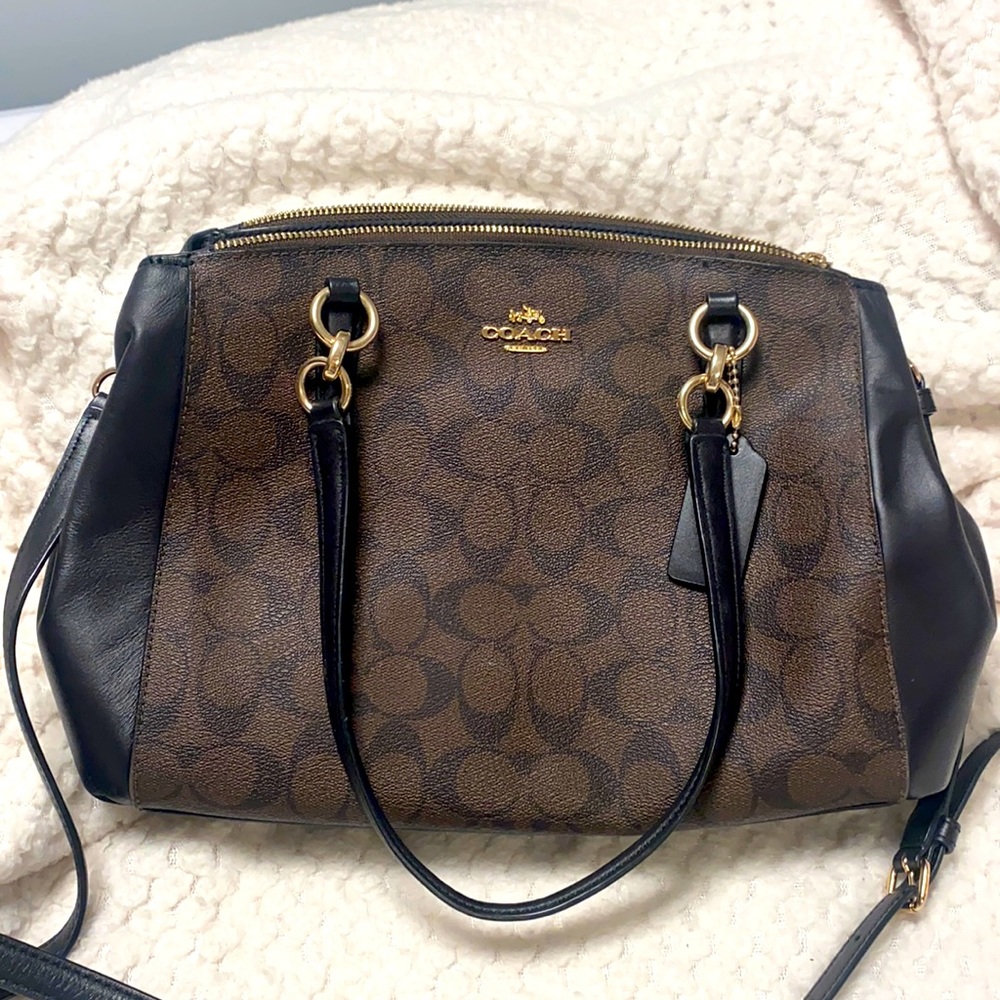 Coach Signature PVC small Christie Carryall E1723- F8291